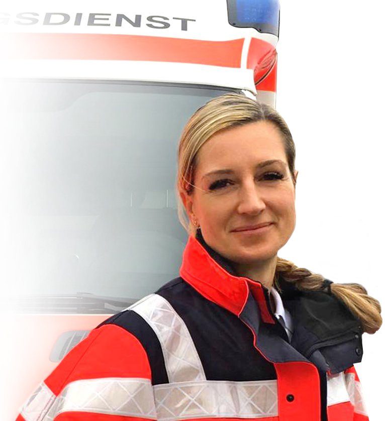 <p>Pia Rebhorn, paramedic</p>